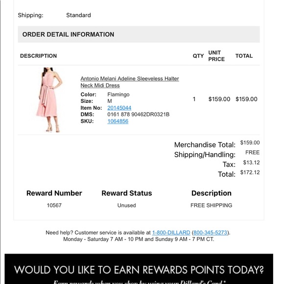 Antonio Melani Adeline Halter Neck Midi Dress NWT - Picture 2 of 7